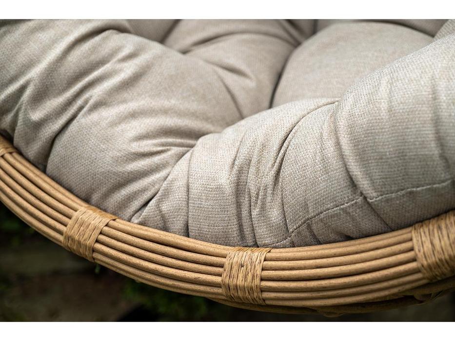 кресло подвесное с подушкой Венеция 4SIS  [YH-L23703W] соломенный