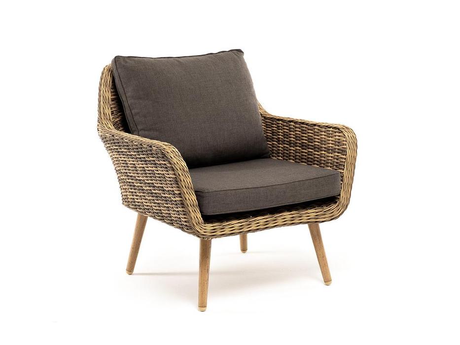 кресло садовое  Прованс 4SIS  [YH-SYH272W-CH] соломенный