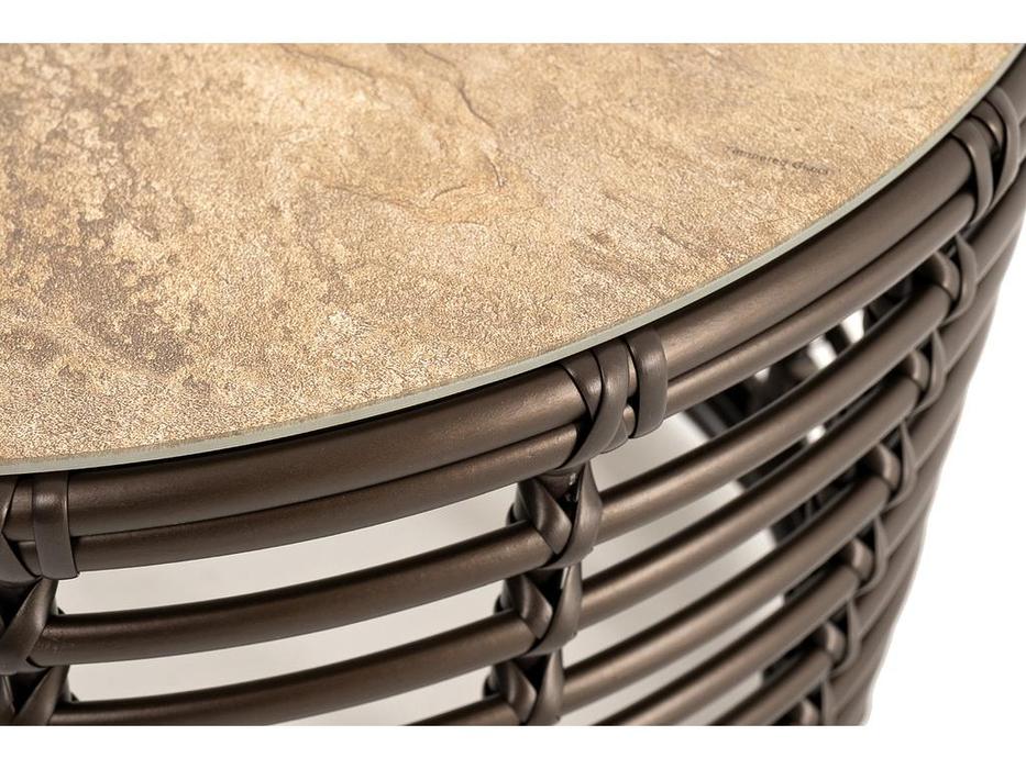 стол журнальный  Валенсия 4SIS  [YH-S4251G Bronze] коричневый