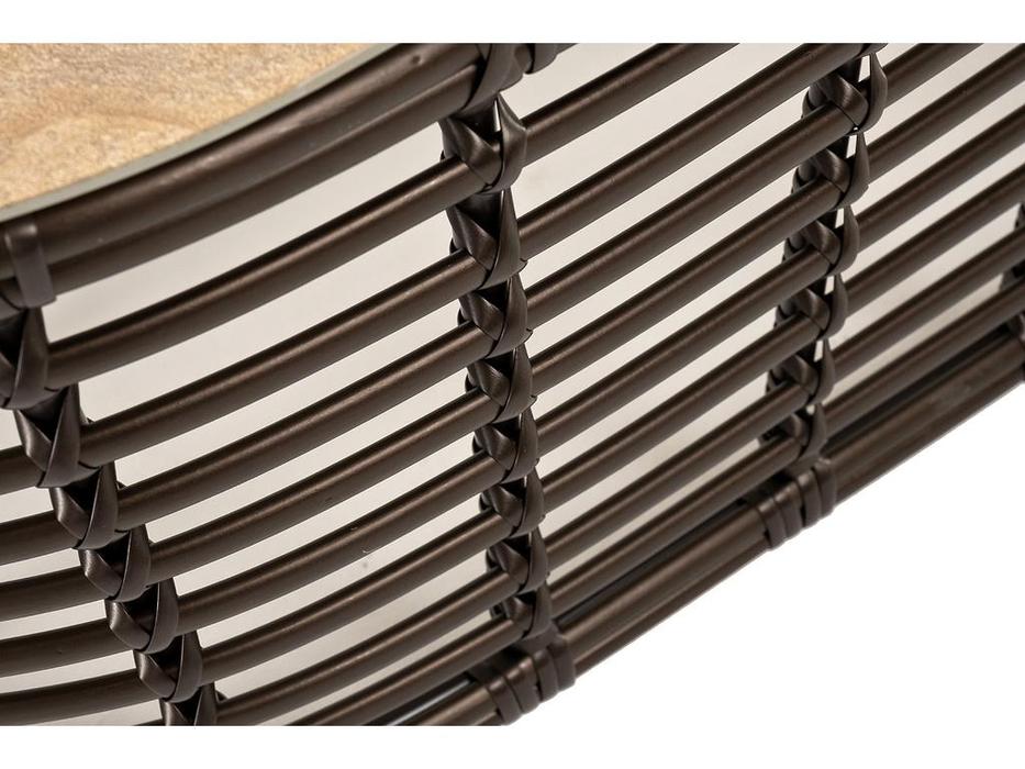 стол журнальный  Валенсия 4SIS  [YH-S4251G Bronze] коричневый