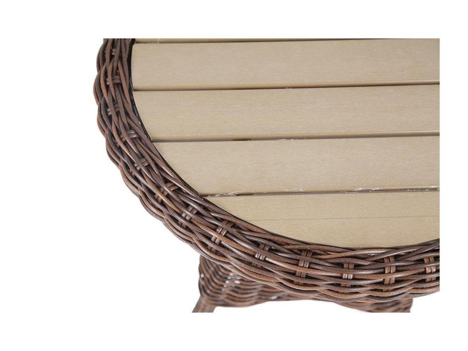 стол садовый кофейный Равенна 4SIS  [YH-S4329P brown] коричневый