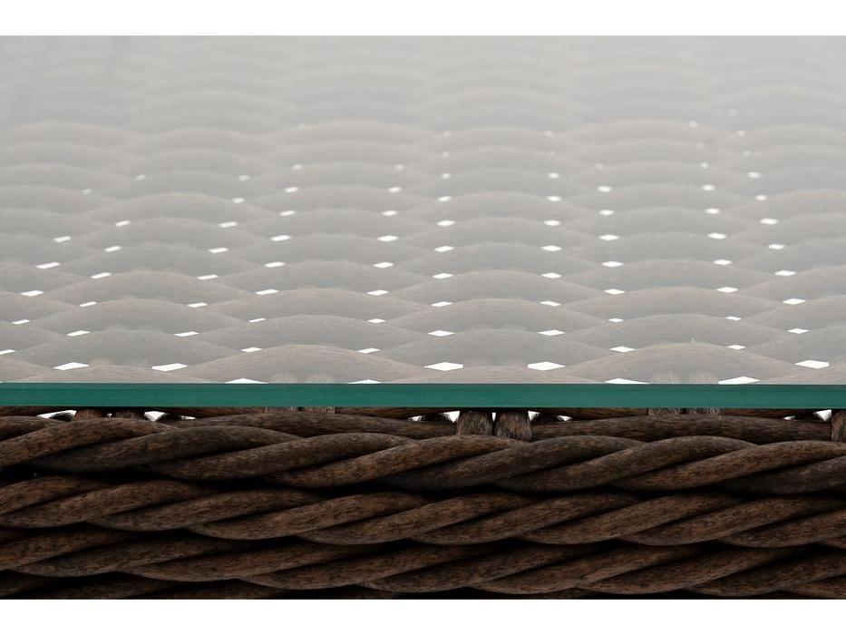 стол садовый журнальный Прованс 4SIS  [YH-SYH272W-T brown] коричневый