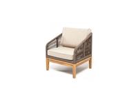 кресло садовое с подушками Канны 4SIS  [KAN-A-T001 brown(beige)] коричневый