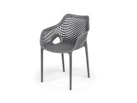 стул пластиковый Беллини 4SIS  [203046 D-grey] серый