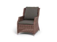 кресло садовое с подушками Неаполь 4SIS  [YH-C1548W brown] коричневый