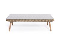 стол садовый журнальный Прованс 4SIS  [YH-SYH272W-T] соломенный