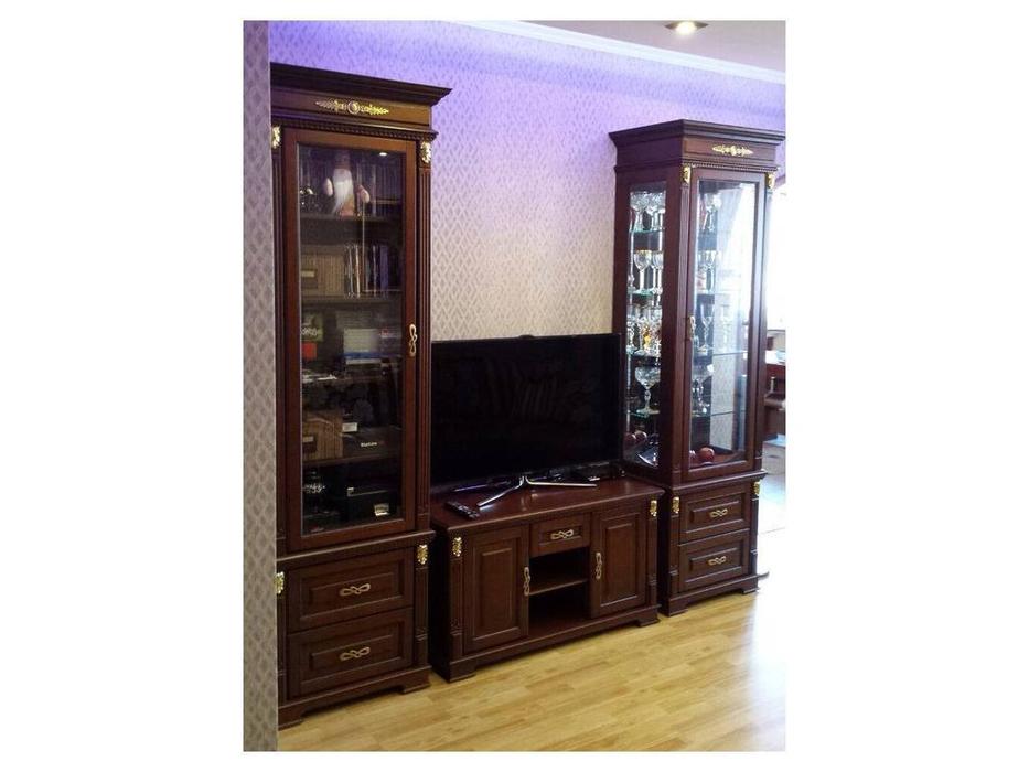 стенка в гостиную  Decor Arco  орех темный