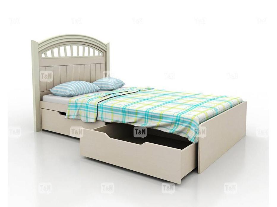 кровать детская  Michael Tomyniki  [91XA22] белый, розовый, зеленый, беж