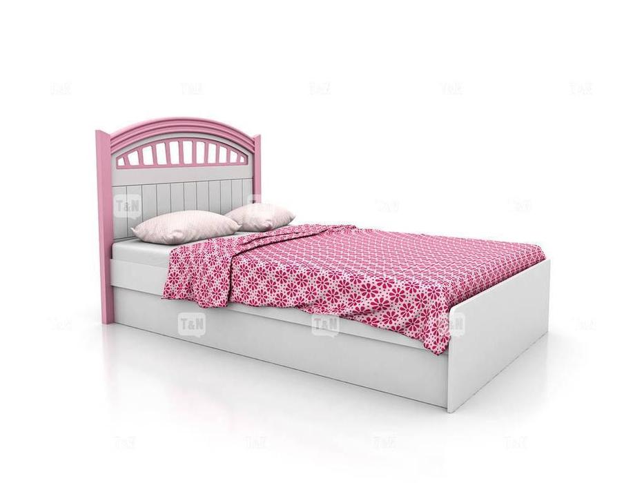 кровать детская  Michael Tomyniki  [91XA32] белый, розовый, зеленый, беж