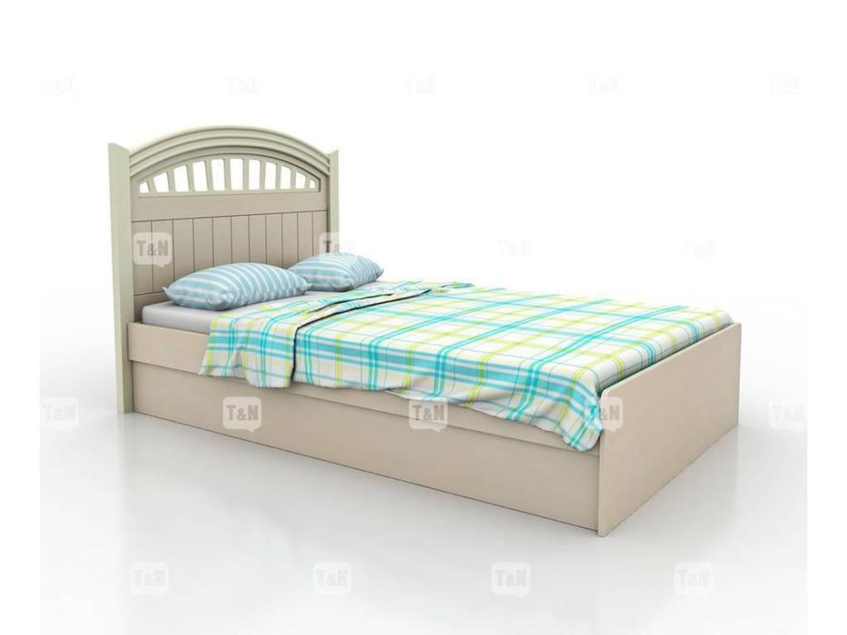 кровать детская  Michael Tomyniki  [91XA32] белый, розовый, зеленый, беж