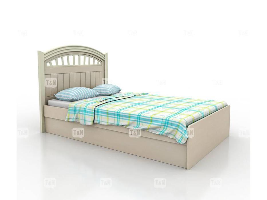 кровать детская  Michael Tomyniki  [91XА11] белый, розовый, зеленый, беж