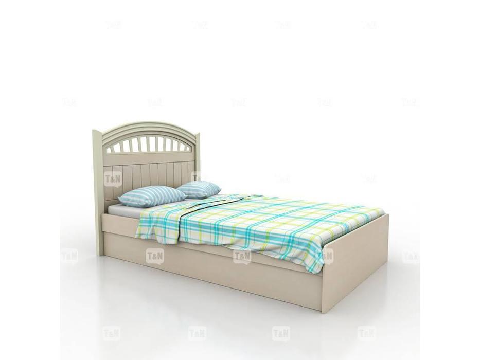 кровать детская  Michael Tomyniki  [91XА12] белый, розовый, зеленый, беж