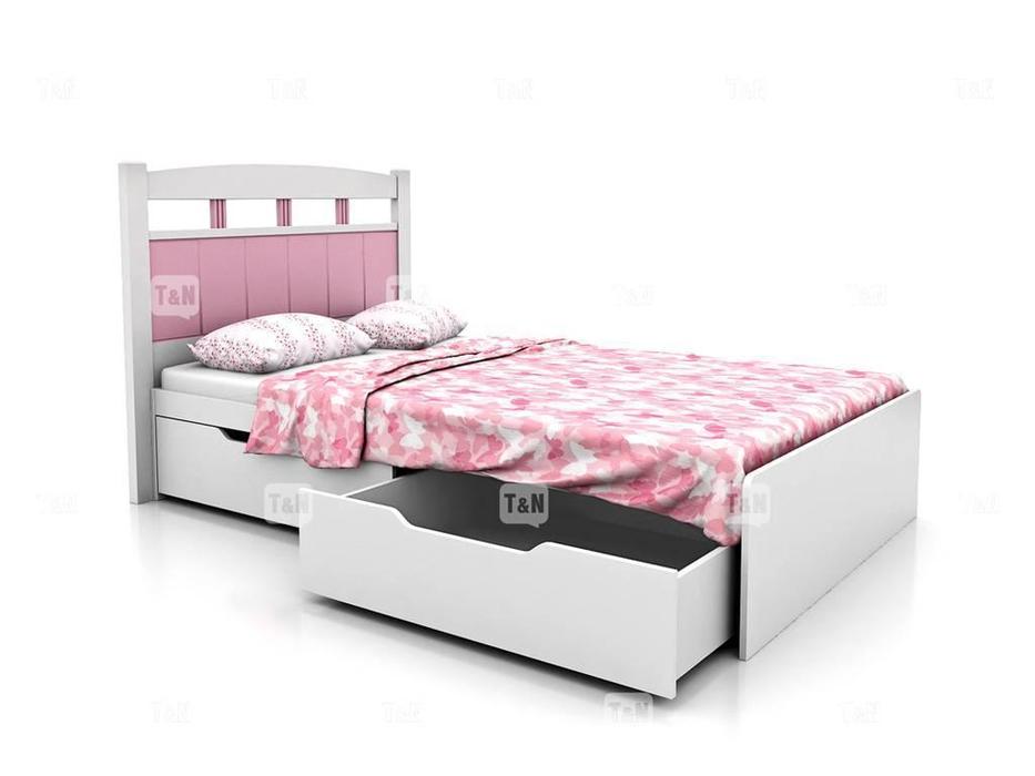 кровать детская  Robin Tomyniki  [92XA22] белый, розовый, голубой