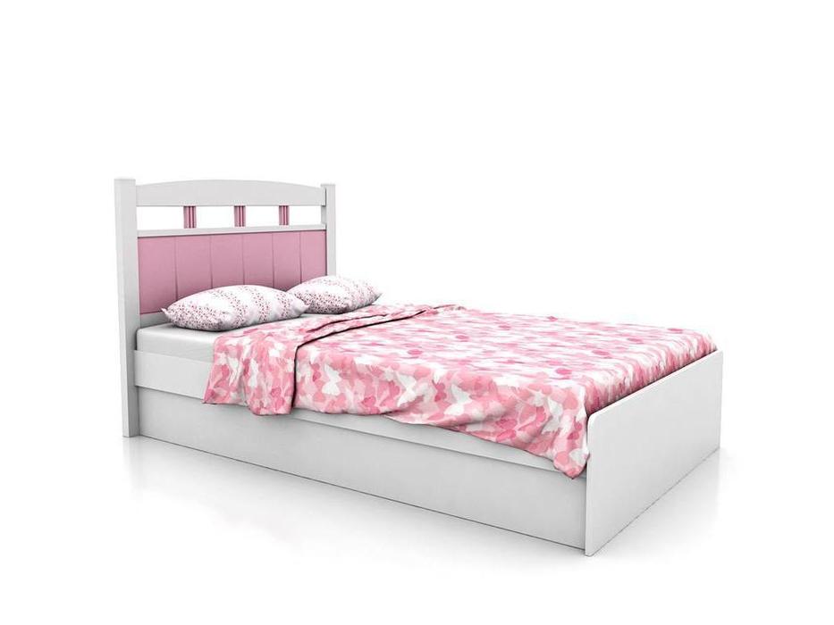 кровать детская  Robin Tomyniki  [92XА12] белый, розовый, голубой