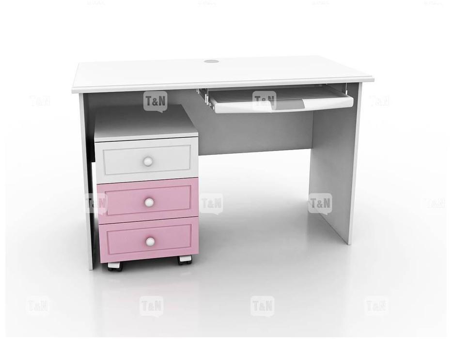 стол письменный  Robin Tomyniki  [92XS10] белый, розовый, голубой