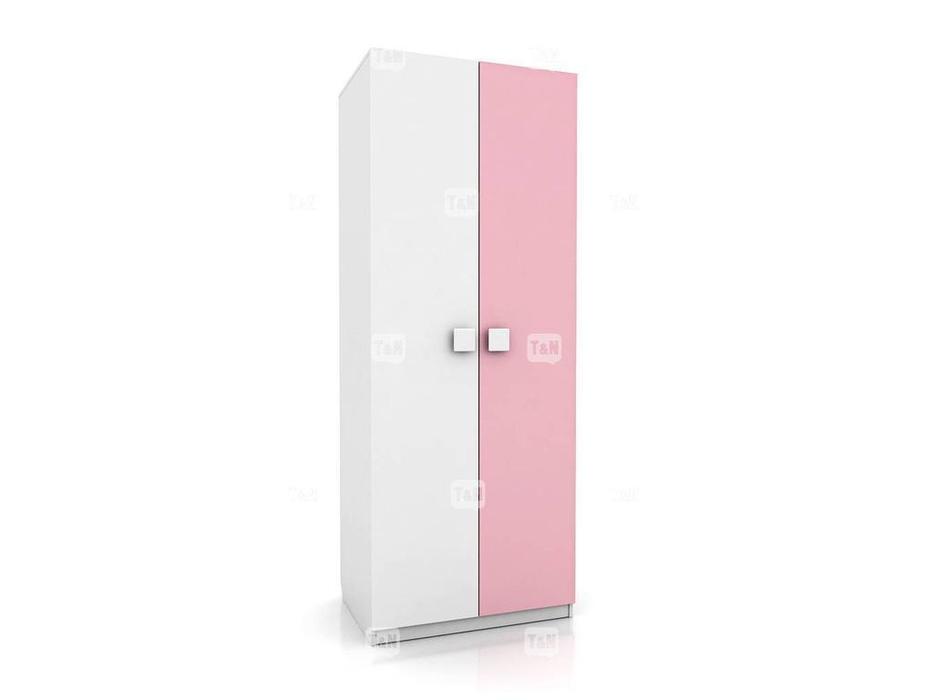 шкаф 2-х дверный  Tommy Tomyniki  [46XE20] розовый, салатовый, голубой, цвет дуба