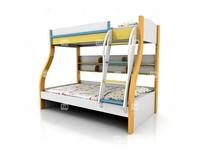 кровать двухъярусная  Huson Tomyniki  [400A51] белый с цветной вставкой