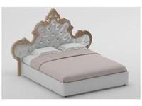 кровать двуспальная с подъемным механизмом 160х200 Дольче Вита Флоренция  белый, золото