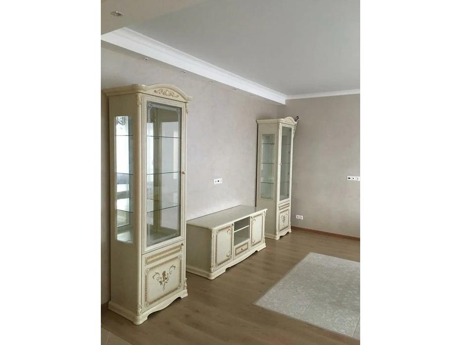 витрина 1 дверная  Роза Талия Dia  крем