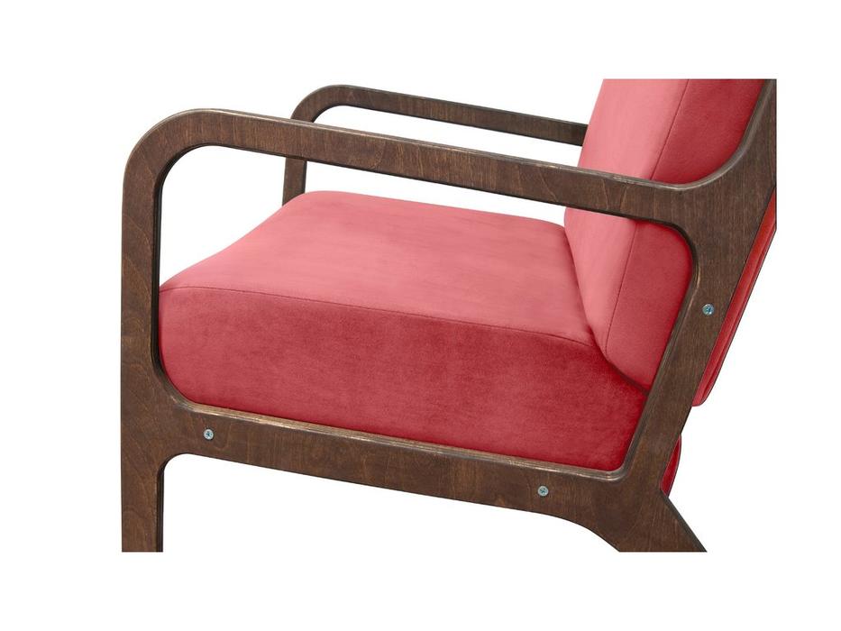 кресло с подлокотниками Mody Interior  [7LV27634-KR] красный