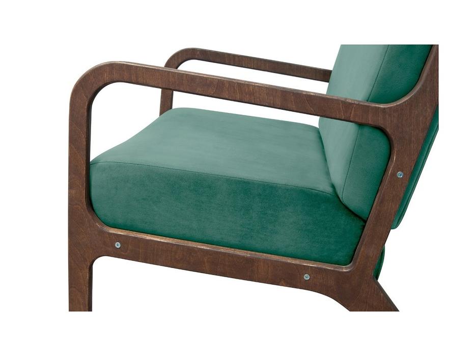 кресло с подлокотниками Mody Interior  [7LV27634-GRE] зеленый