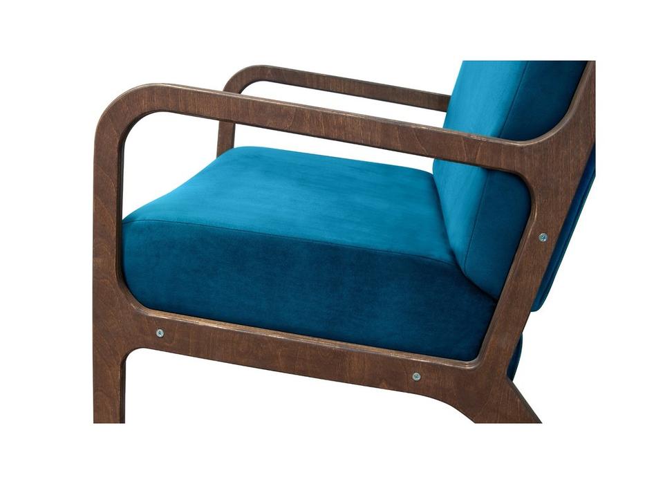 кресло с подлокотниками Mody Interior  [7LV27634-BL] синий