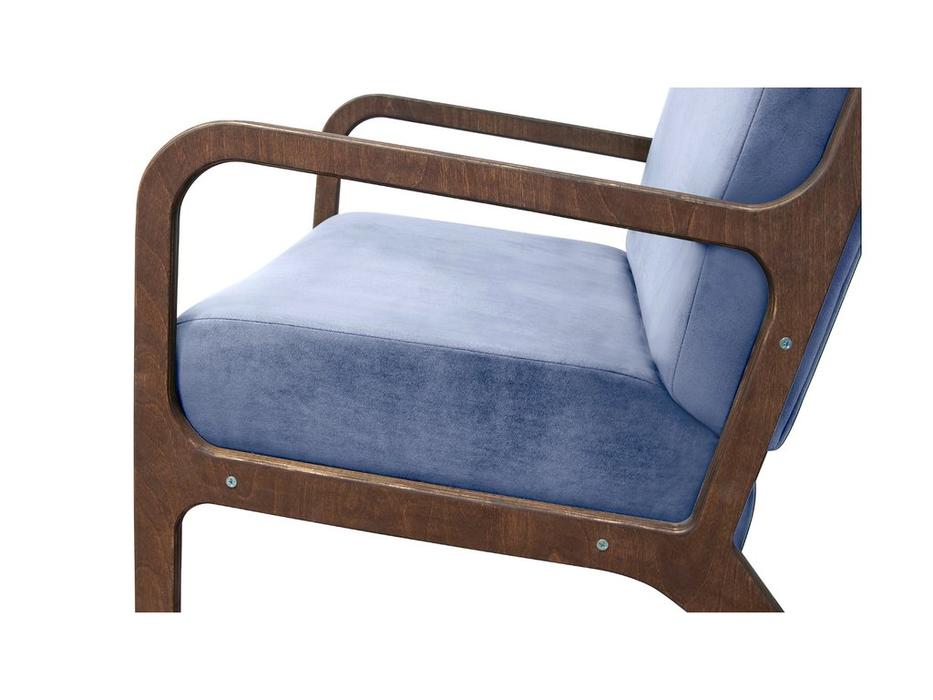 кресло с подлокотниками Mody Interior  [7LV27634-S] синий