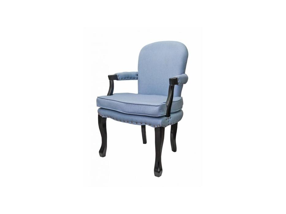 стул с подлокотниками Anver Interior  [5KS24586-B] синий