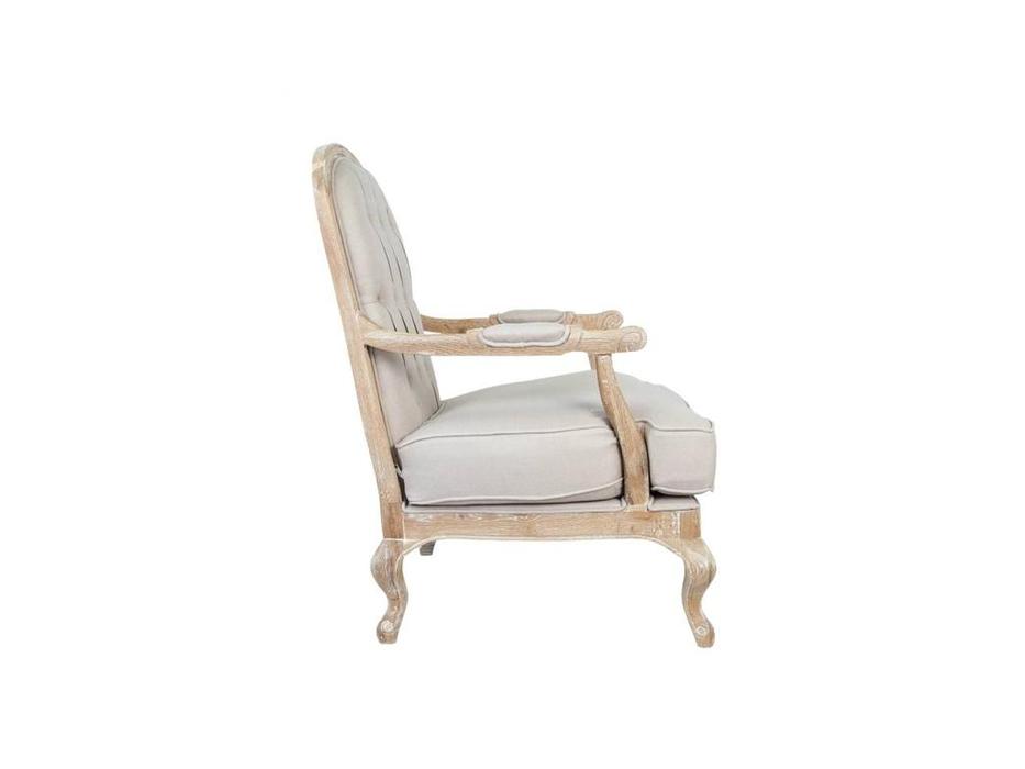 кресло с пуфом Honesta beige Interior  [YF-1803A-O] ткань