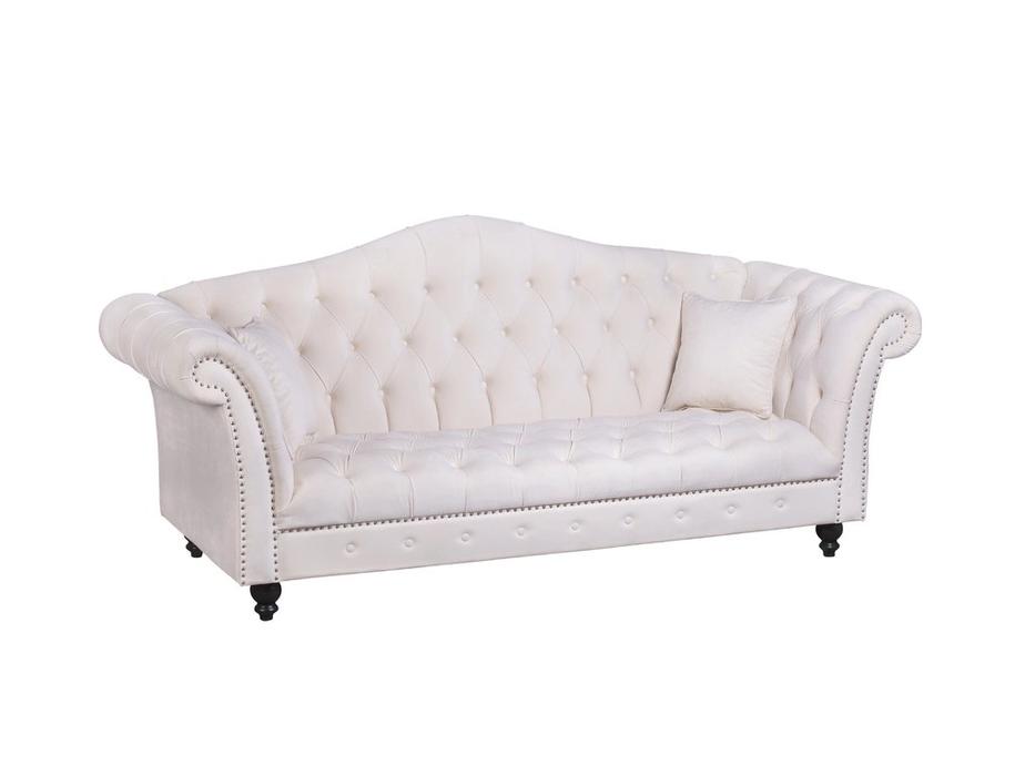 диван 3 местный  Calee Beige Interior  [7LV-2982] бежевый