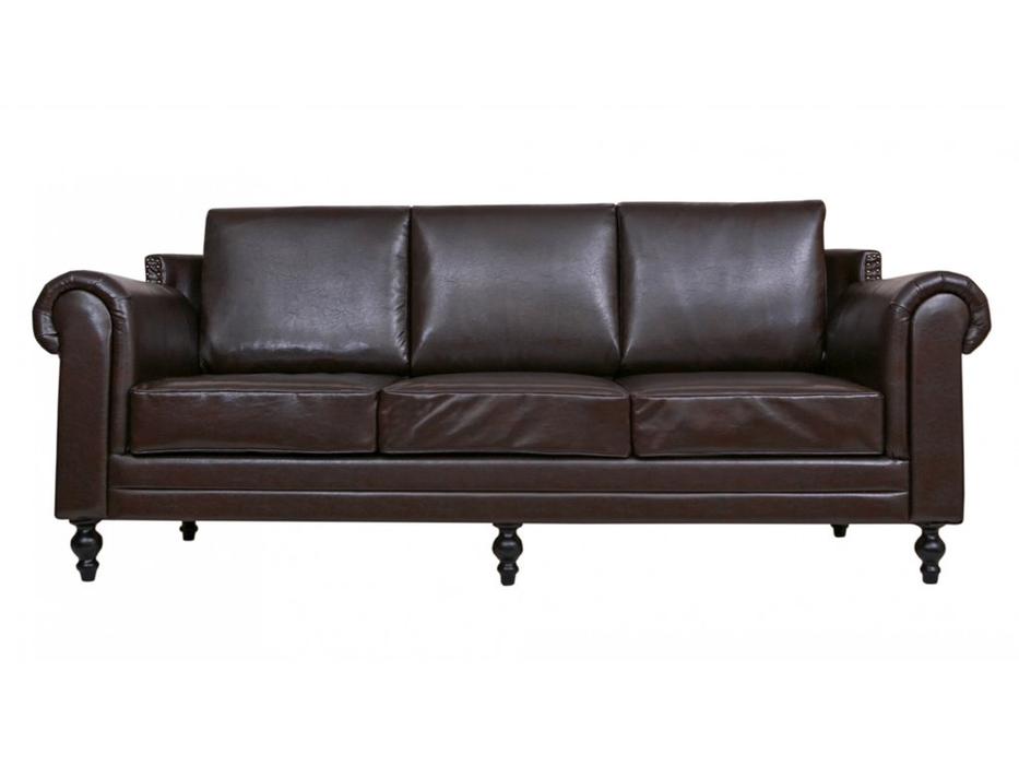 диван 3 местный Toren Brown: Interior [SF-2848-1] (коричневый)
