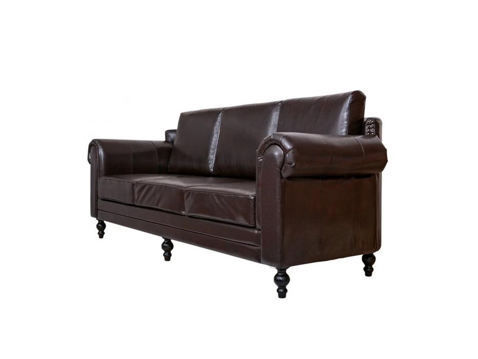 диван 3 местный Toren Brown: Interior [SF-2848-1] (коричневый)