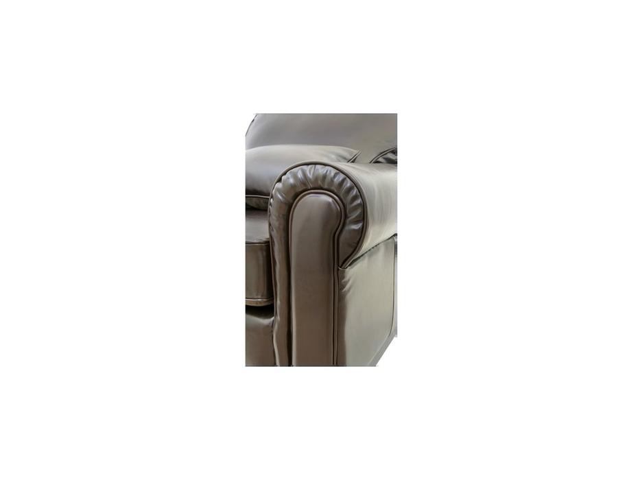 кресло кожаное Todes: Interior [KS-082-1] (коричневый)