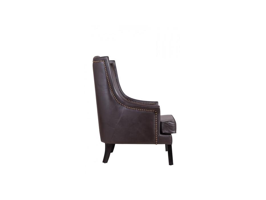 кресло кожаное Chester Interior  [KS-957-GLB2] коричневый