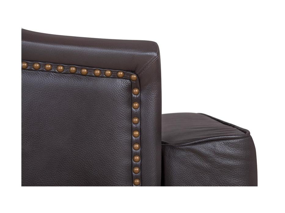 кресло кожаное Chester Interior  [KS-957-GLB2] коричневый
