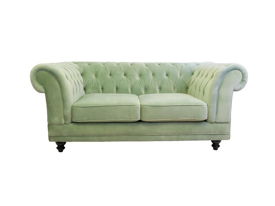 диван 2 местный  Odis Interior  [SF-2863] зеленый