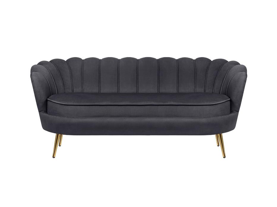 диван 3 местный ракушка Pearl Triple Interior  [7LV29043-B] черный