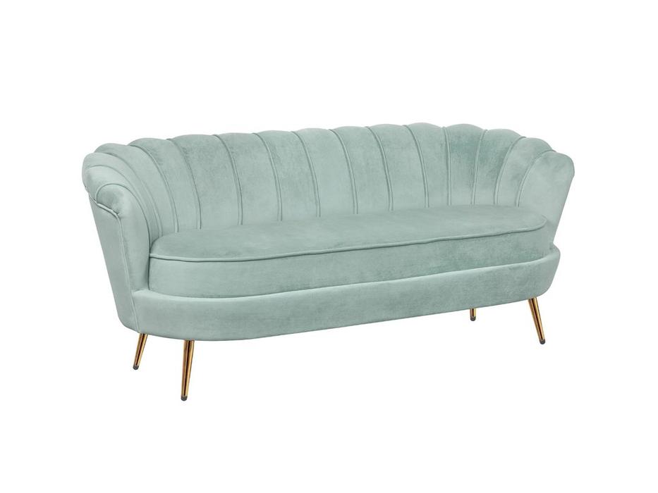 диван 3 местный ракушка Pearl Triple Interior  [7LV29043-GR] зеленый