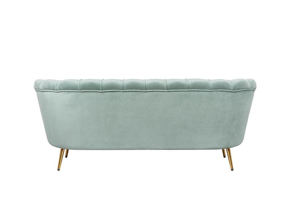 диван 3 местный ракушка Pearl Triple Interior  [7LV29043-GR] зеленый