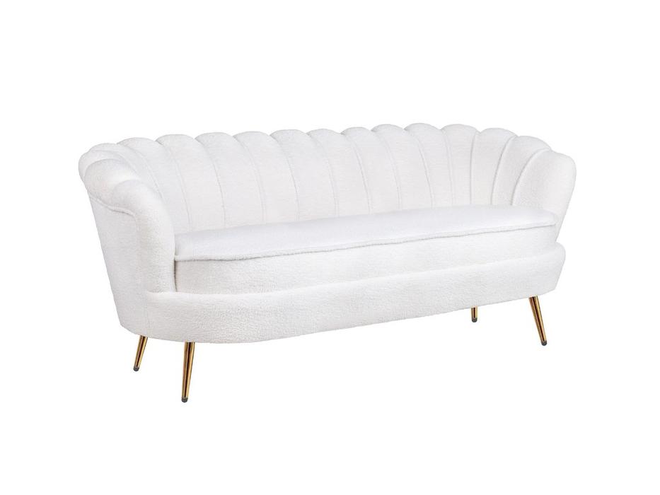 диван 3 местный ракушка Pearl Triple Interior  [7LV29043-BU] белый