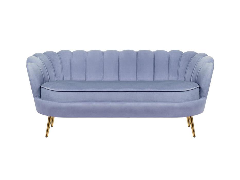 диван 3 местный ракушка Pearl Triple Interior  [7LV29043-S] синий