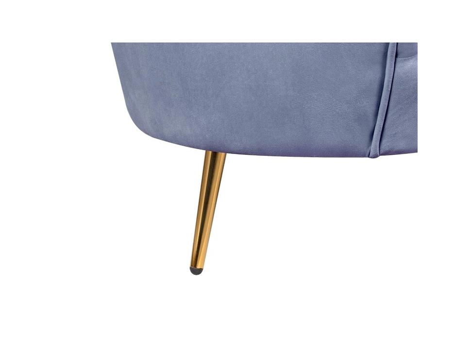 диван 3 местный ракушка Pearl Triple Interior  [7LV29043-S] синий