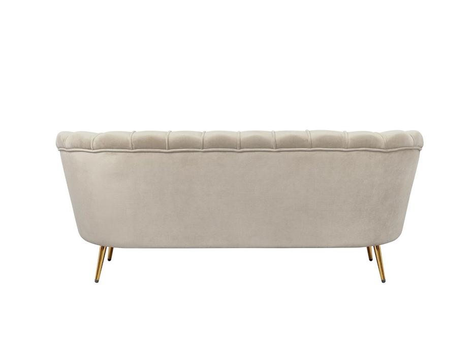 диван 3 местный ракушка Pearl Triple Interior  [7LV29043-T] коричневый