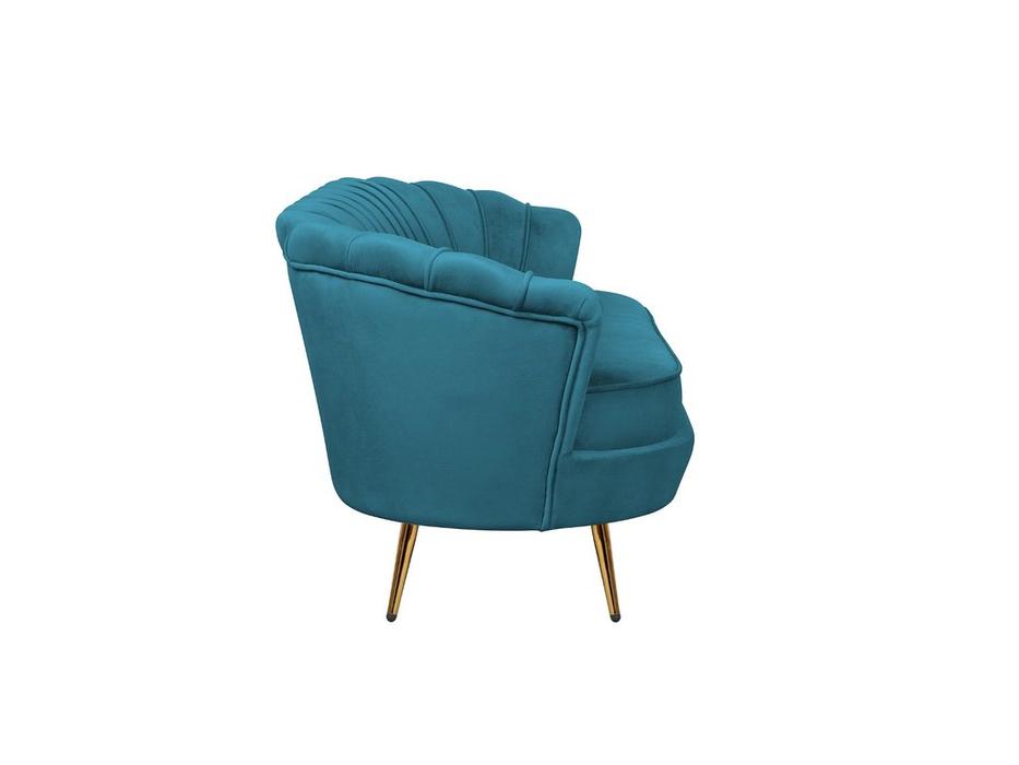 диван 3 местный ракушка Pearl Triple: Interior [7LV29043-27] (сине-зеленый)