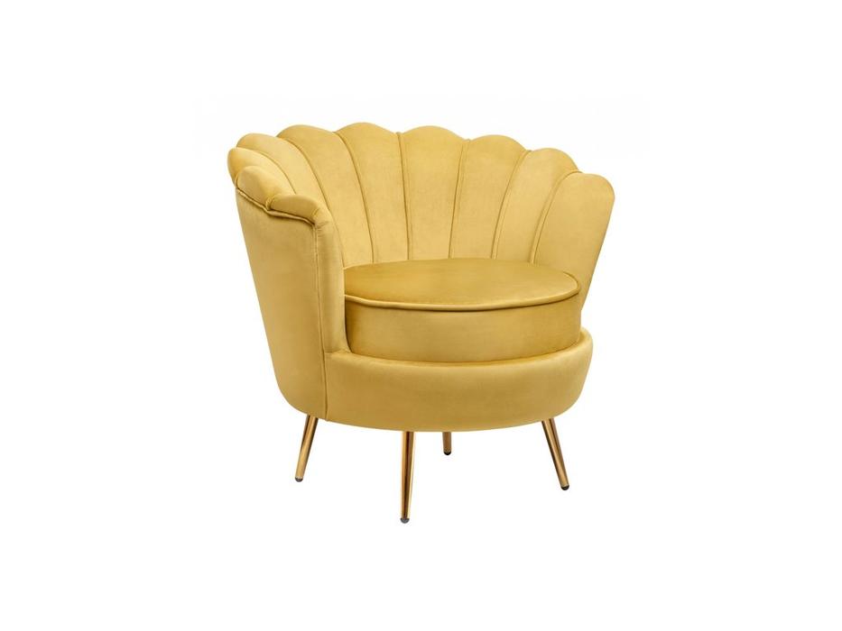 кресло ракушка Pearl Interior  [7LV29040-YL] желтый