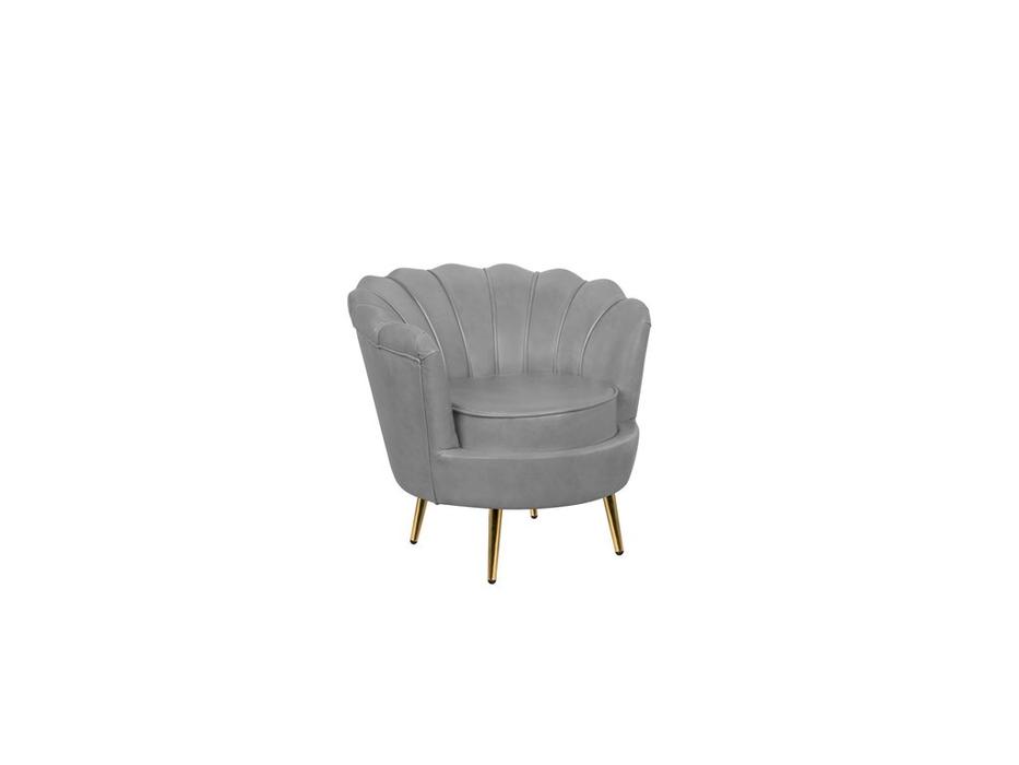 кресло ракушка Pearl Interior  [7LV29040-G2] серый