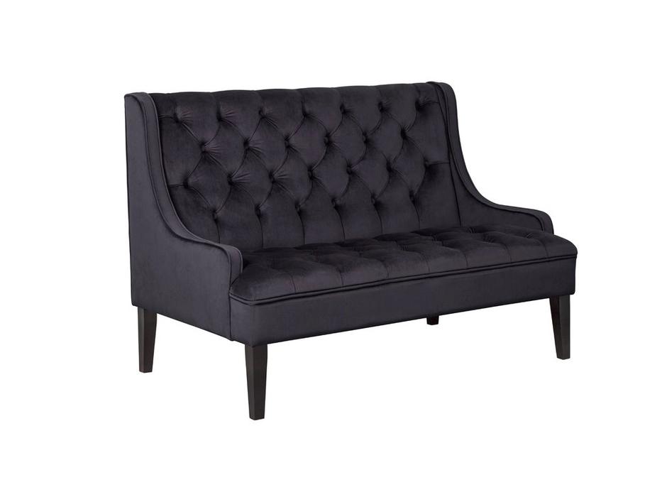 диван 2 местный  Sommet Interior  [7LV-3197-B] черный