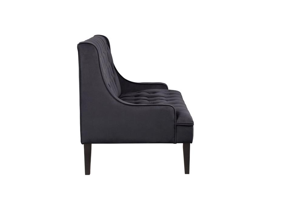 диван 2 местный  Sommet Interior  [7LV-3197-B] черный