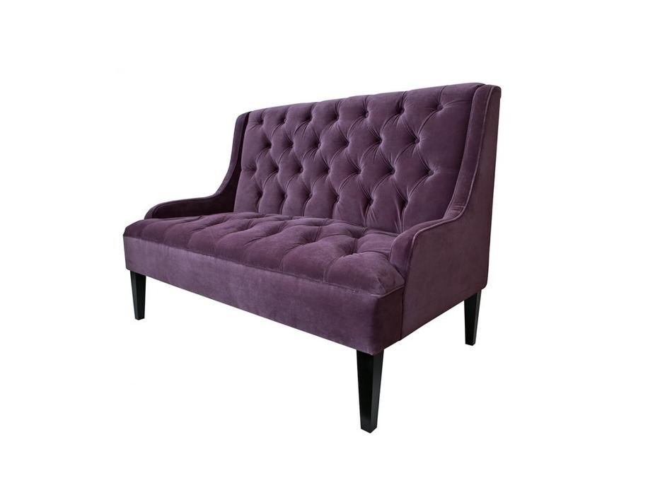 диван 2 местный  Sommet Interior  [KY-3197-P] фиолетовый