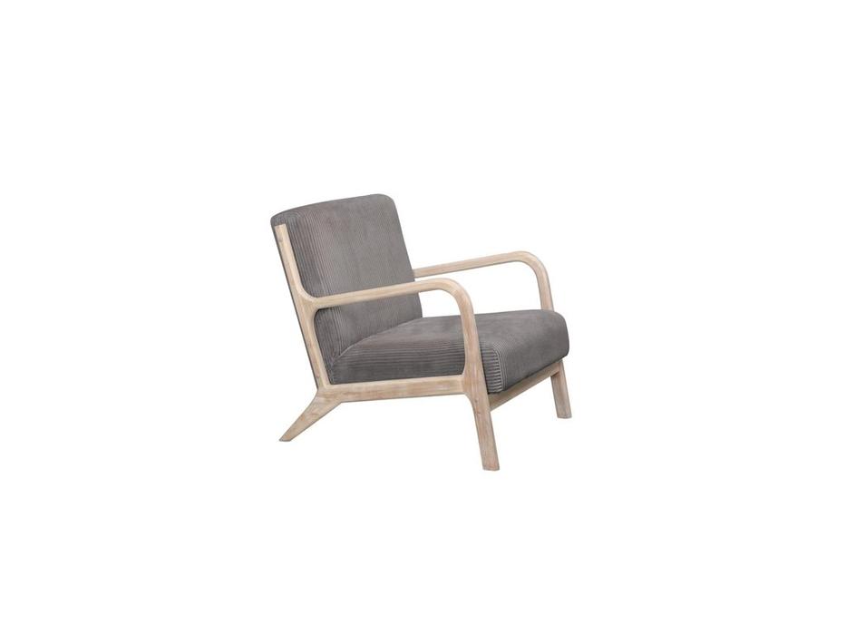 кресло с подлокотниками Cody Interior  [5KS27634-CBR] серо-коричневый